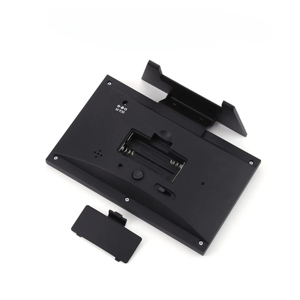 Digital väckarklocka med kalender och termometer