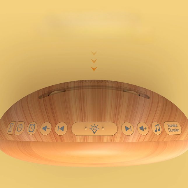 Wake-up light med naturliga ljud