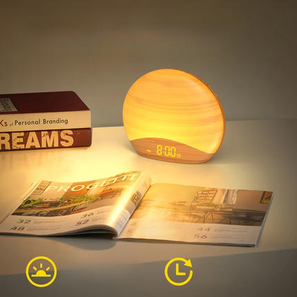 Wake-up light med naturliga ljud