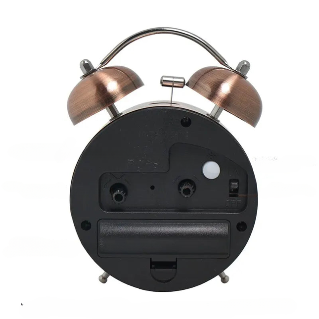 Vintage design väckarklocka med klockor