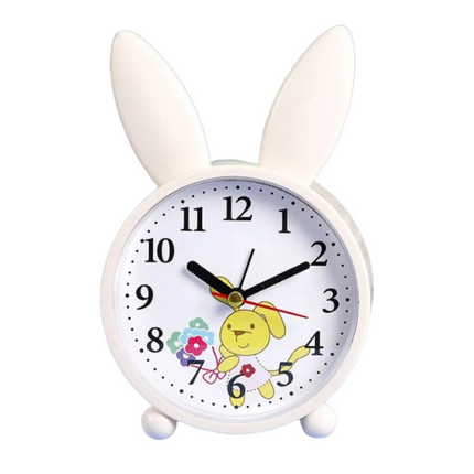 Analog barnväckarklocka i form av kanin