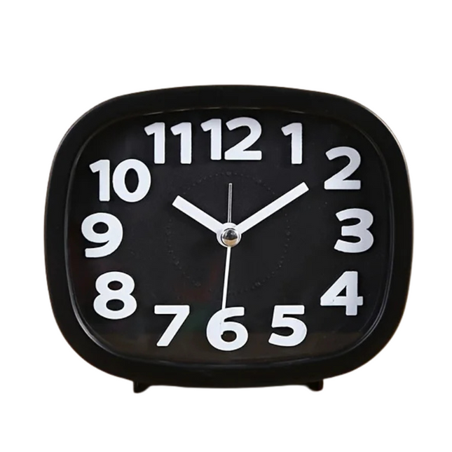 Batteridriven väckarklocka med stora siffror