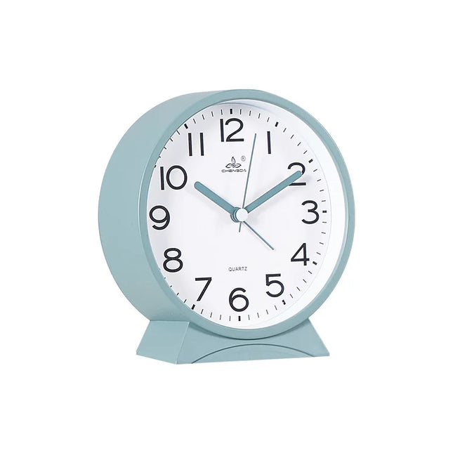 Klassisk rund analog väckarklocka för sovrum