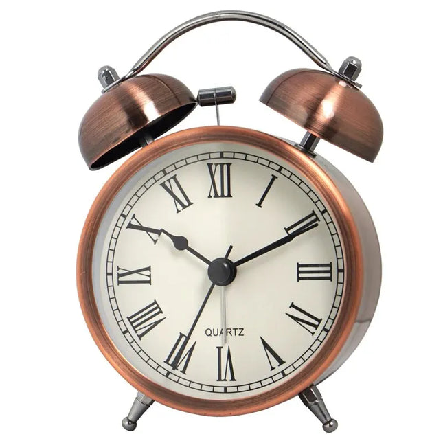 Vintage design väckarklocka med klockor