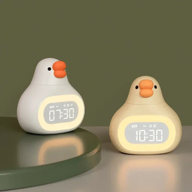 Digital barnväckarklocka med nattlampa