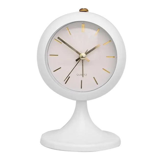 Vintage väckarklocka på fot design