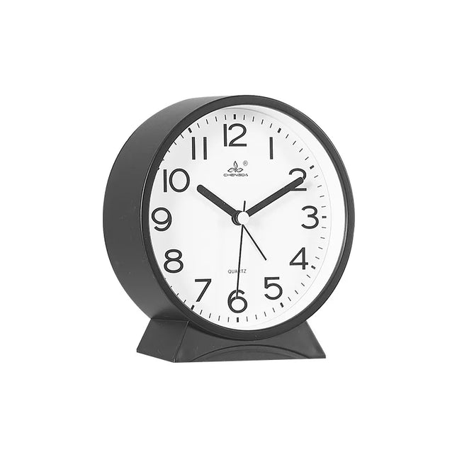 Klassisk rund analog väckarklocka för sovrum