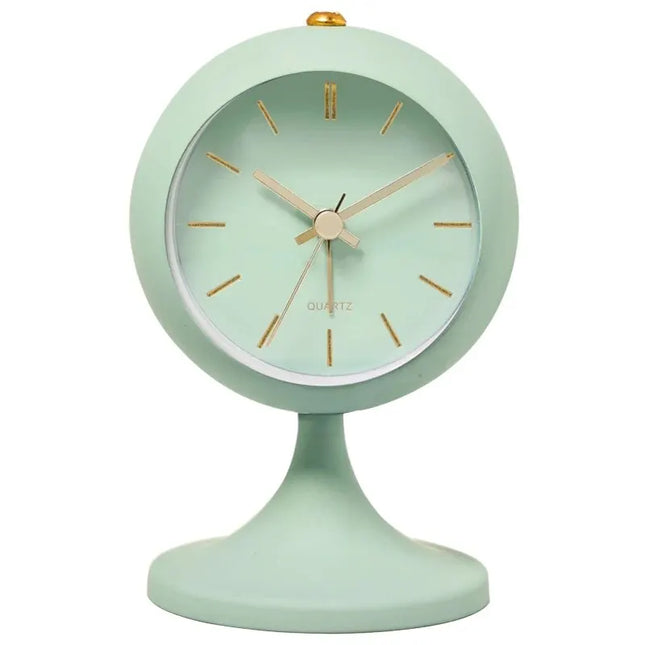 Vintage väckarklocka på fot design