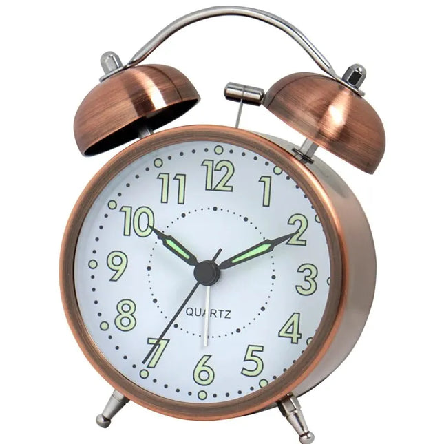 Vintage design väckarklocka med klockor