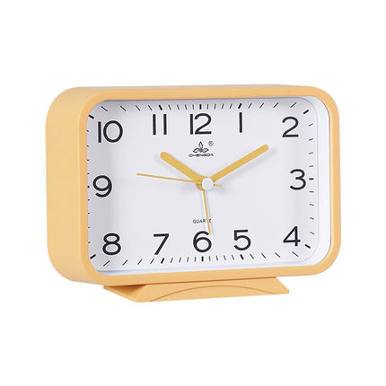 Rektangulär analog väckarklocka med alarm