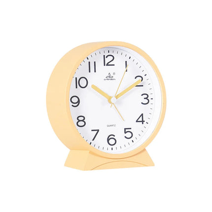 Klassisk rund analog väckarklocka för sovrum