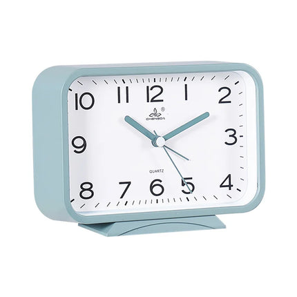 Rektangulär analog väckarklocka med alarm