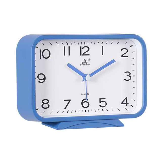 Rektangulär analog väckarklocka med alarm