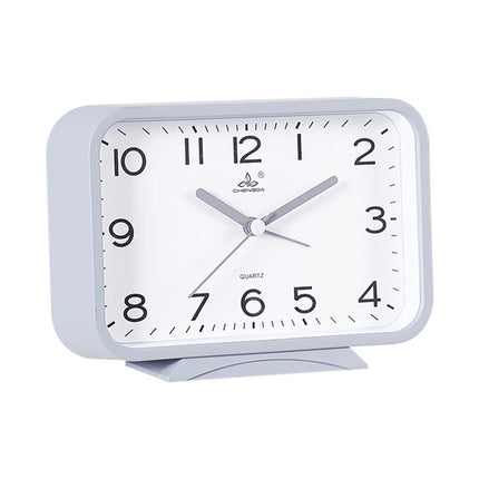 Rektangulär analog väckarklocka med alarm