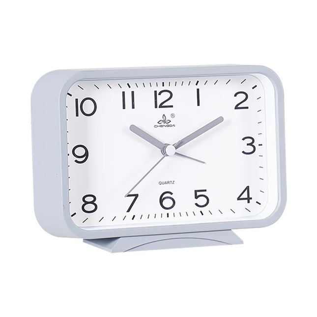 Rektangulär analog väckarklocka med alarm