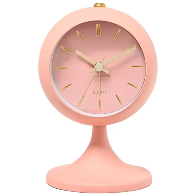 Vintage väckarklocka på fot design