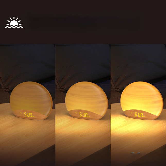 Wake-up light med naturliga ljud