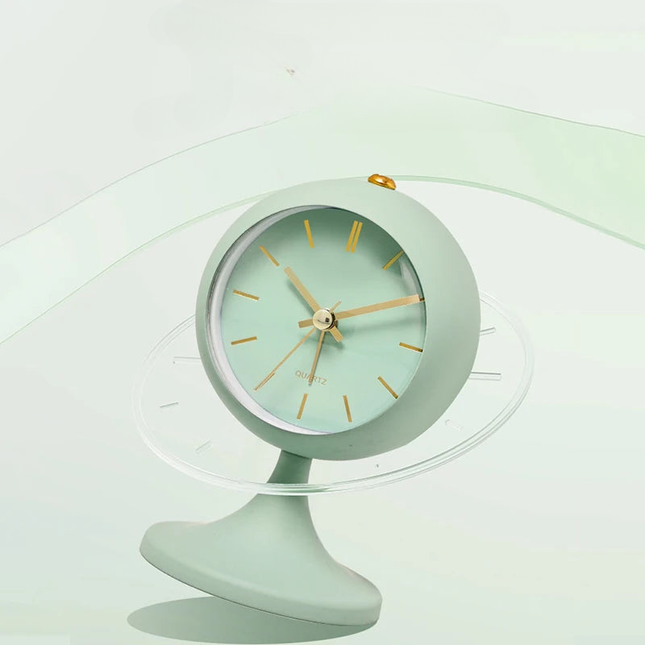 Vintage väckarklocka på fot design