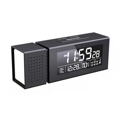 Digital klockradio med stor lysande display