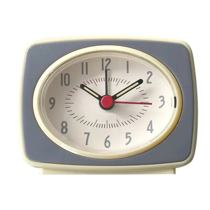 Liten analog väckarklocka i retrodesign