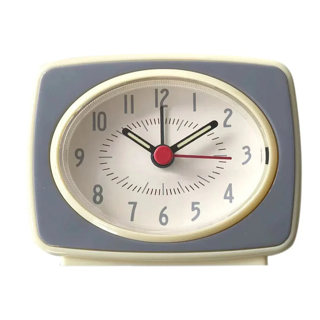 Liten analog väckarklocka i retrodesign