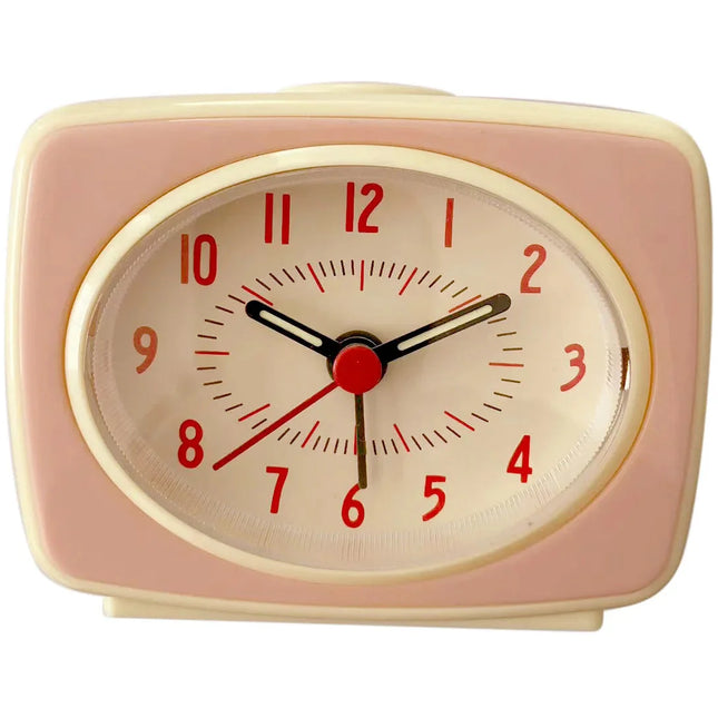 Liten analog väckarklocka i retrodesign