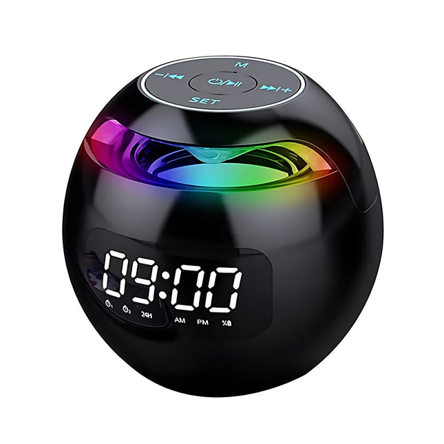 Klockradio med Bluetooth och RGB-ljus