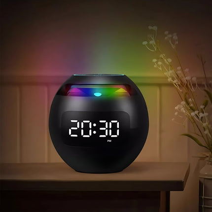 Klockradio med Bluetooth och RGB-ljus