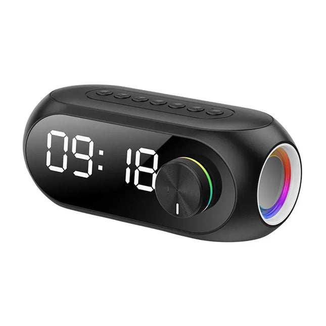 Klockradio med Bluetooth-högtalare och RGB-ljus