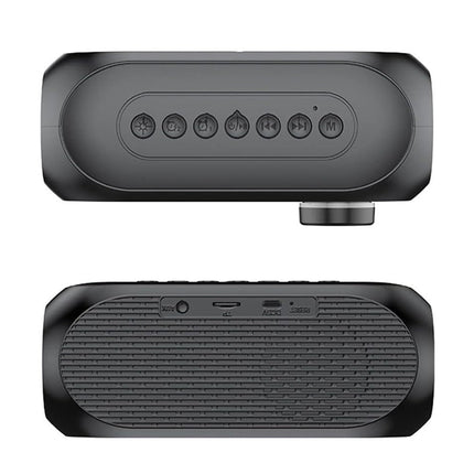 Klockradio med Bluetooth-högtalare och RGB-ljus