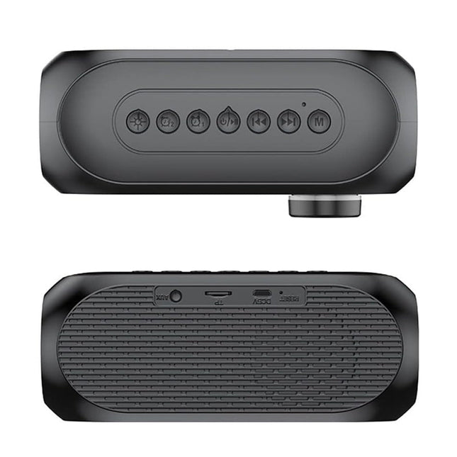 Klockradio med Bluetooth-högtalare och RGB-ljus