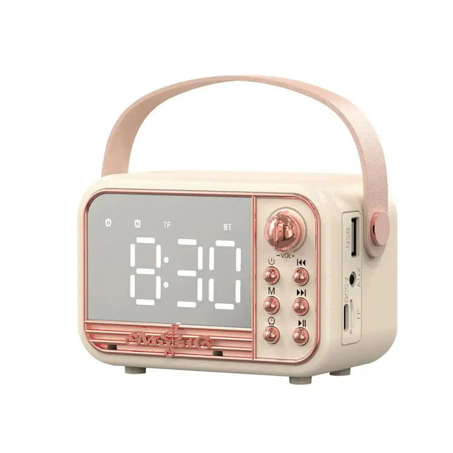 Vintage klockradio för barn med bluetooth