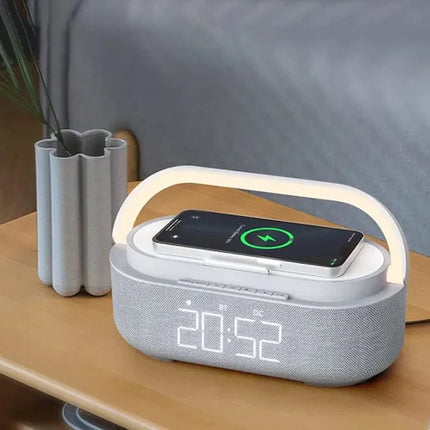 Smart klockradio med lampa och laddare