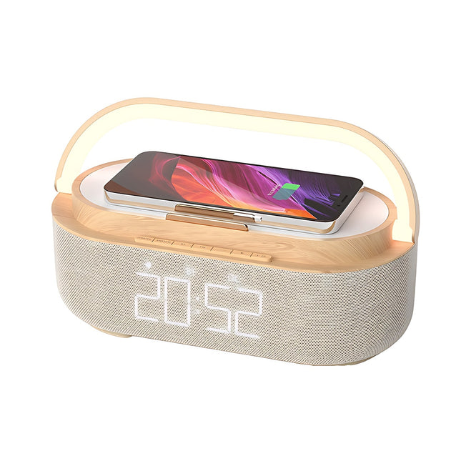 Smart klockradio med lampa och laddare