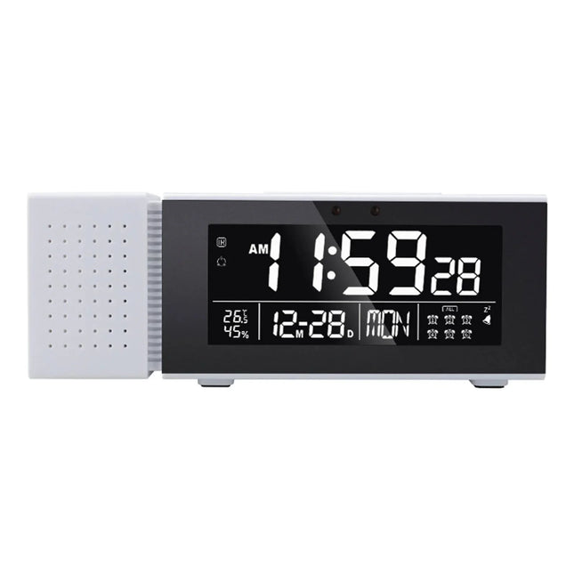 Digital klockradio med stor lysande display