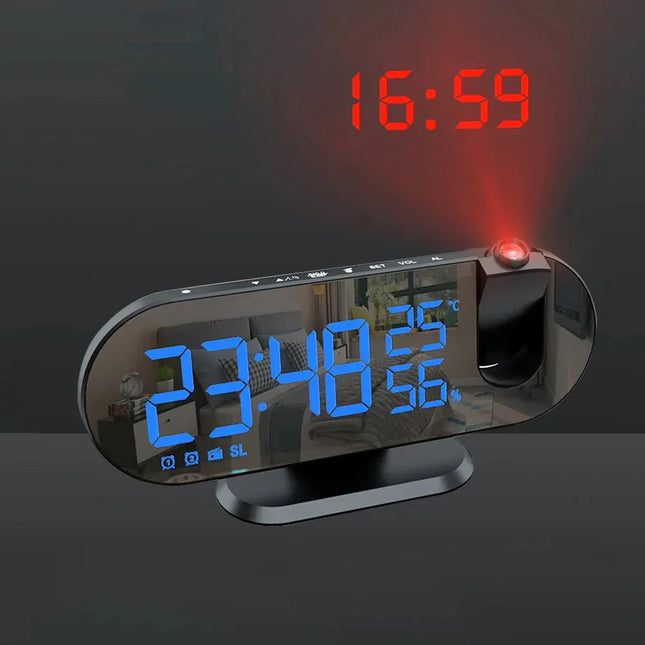 Cool klockradio med projektor för pojkar