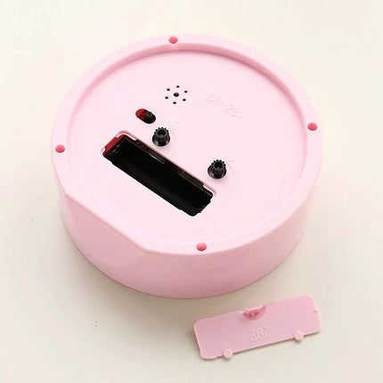 Enkel rund analog väckarklocka