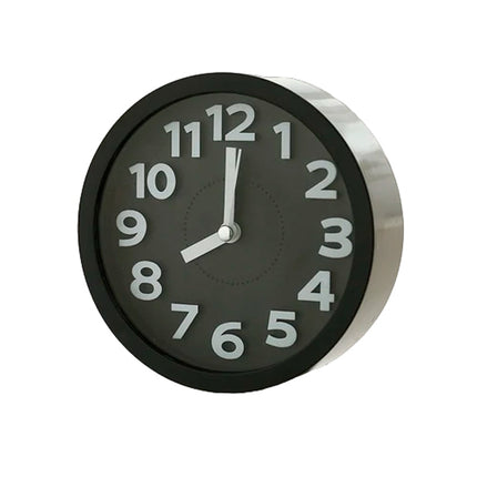 Enkel rund analog väckarklocka