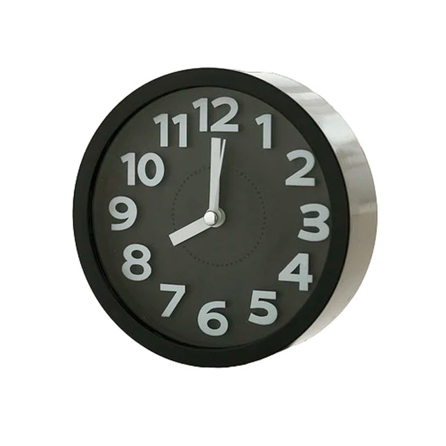 Enkel rund analog väckarklocka