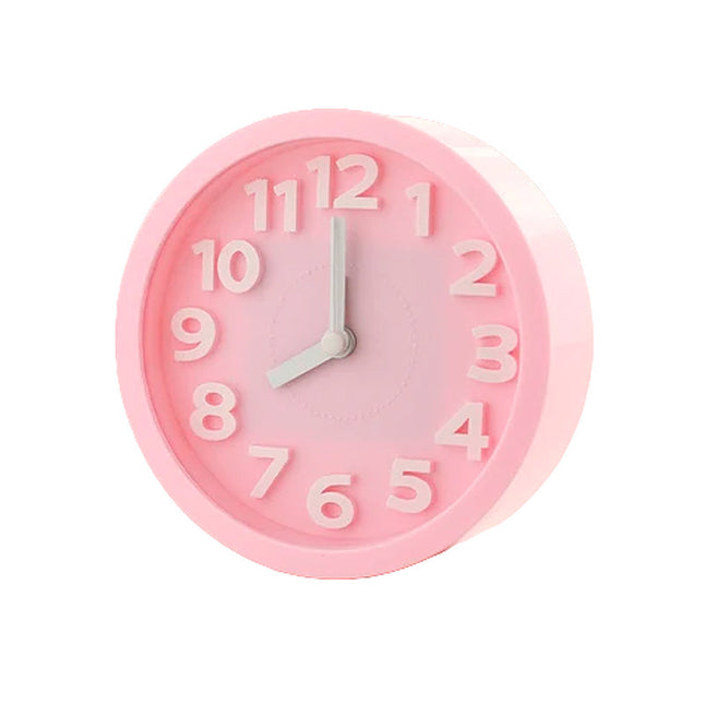 Enkel rund analog väckarklocka