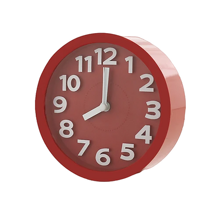 Enkel rund analog väckarklocka