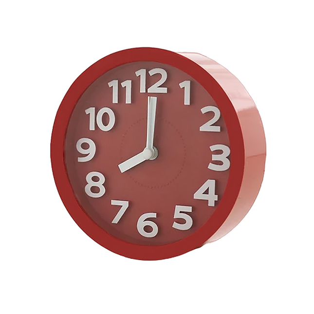 Enkel rund analog väckarklocka