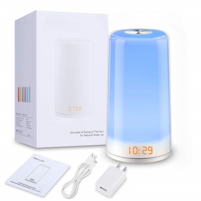 Väckarklocka med nattlampa för tonåring