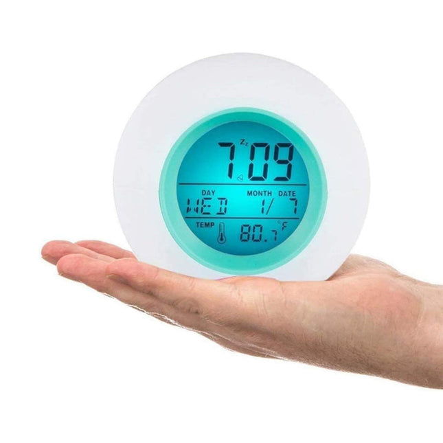 Modern digital väckarklocka för tonåring