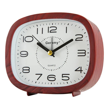 Analog väckarklocka med stora tydliga siffror