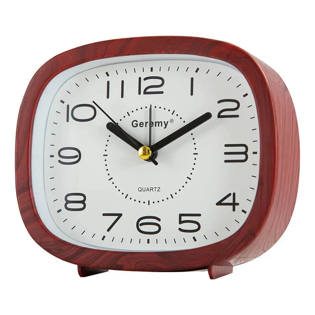 Analog väckarklocka med stora tydliga siffror