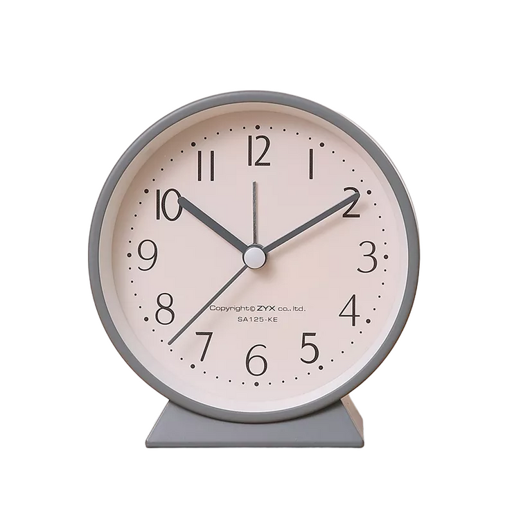 Tyst analog väckarklocka utan tickande ljud