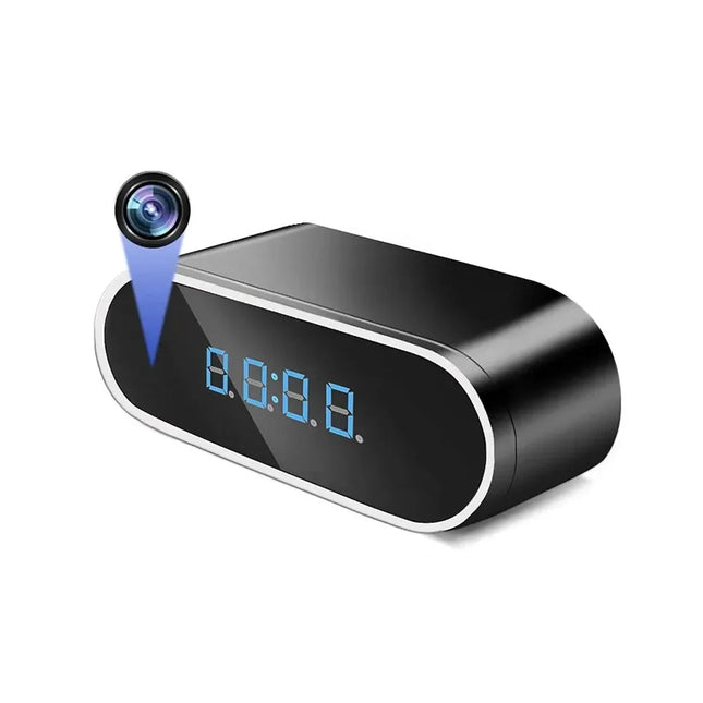 Digital klocka med dold HD-kamera