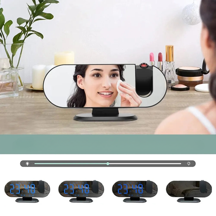 Väckarklocka med spionkamera och WiFi