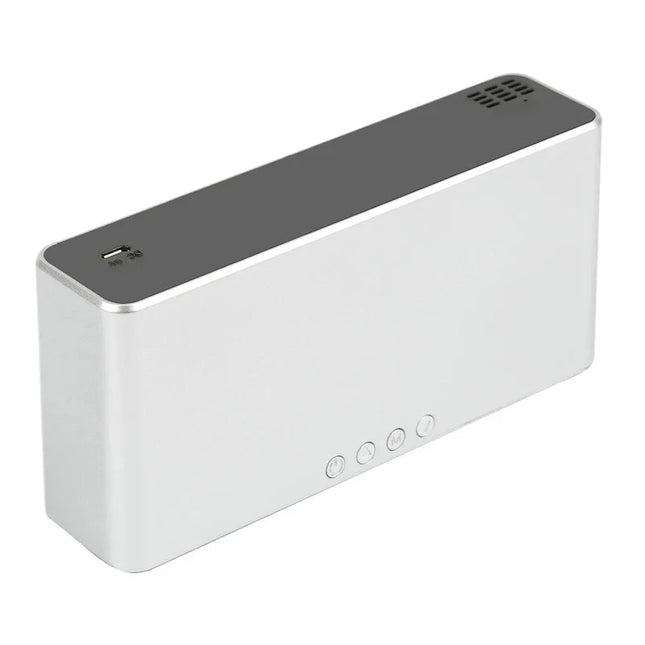 Trådlös laddare med klocka och termometer